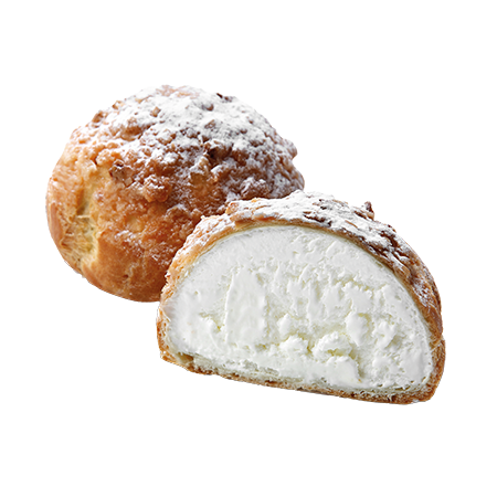 Milk Cream Cookie Choux