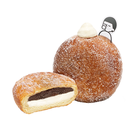 Milk Red Bean Donut