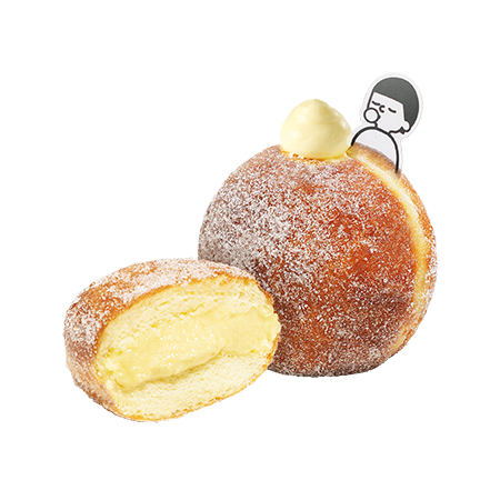 Super Delicious Vanilla Cream Donut