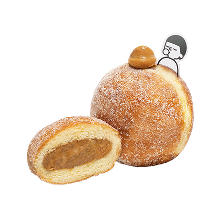Rich Caramel Cream Donut