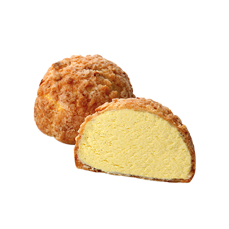 Custard Cream Cookie Choux